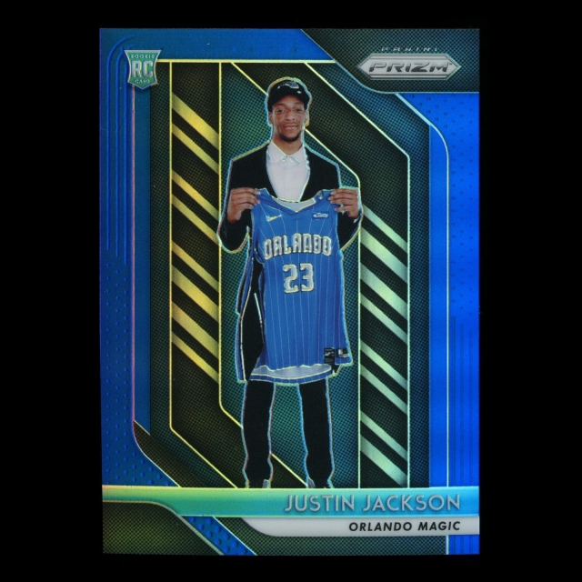 Justin Jackson RC 2018-19 Prizm Blue Rookie Magic