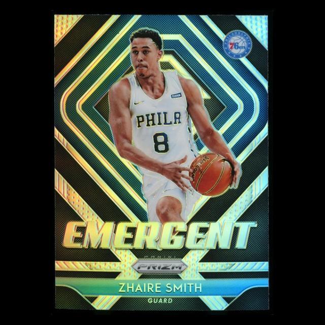 Zhaire Smith RC 2018-19 Prizm Emergent Silver 76ers