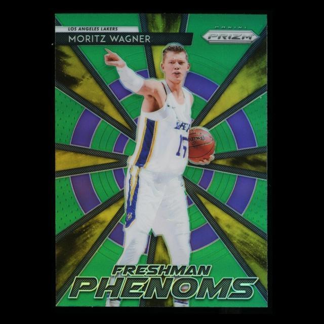 Moritz Wagner RC 2018-19 Prizm Freshman Phenoms Green Lakers