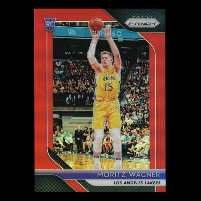 Moritz Wagner RC 2018-19 Prizm Red Rookie Lakers 110/299