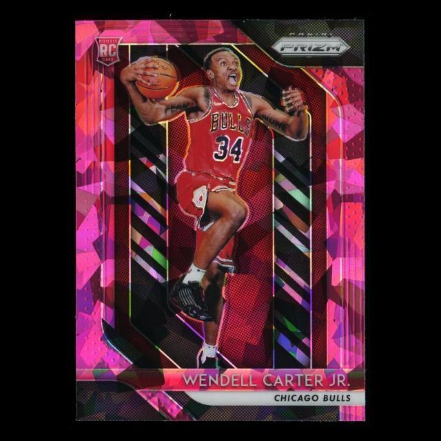Wendell Carter Jr. RC 2018-19 Prizm Pink Cracked Ice Rookie Bulls