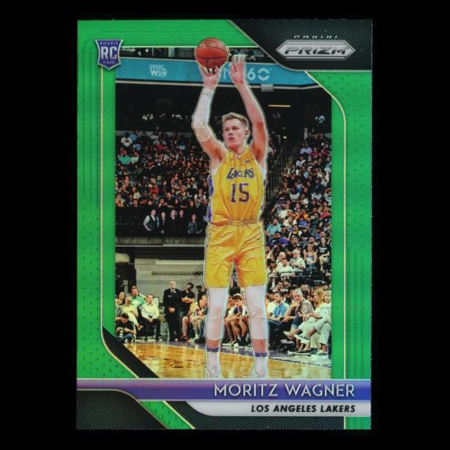 Moritz Wagner RC 2018-19 Prizm Green Rookie Lakers