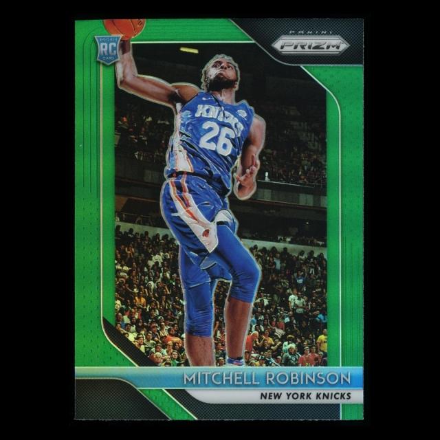 Mitchell Robinson RC 2018-19 Prizm Green Rookie Knicks