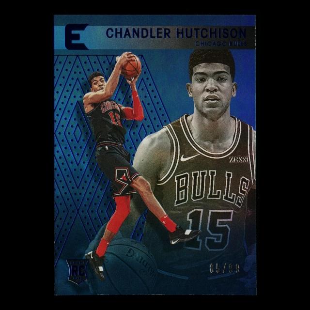 Chandler Hutchison RC 2018-19 Chronicles Essentials Blue Rookie Bulls 85/99