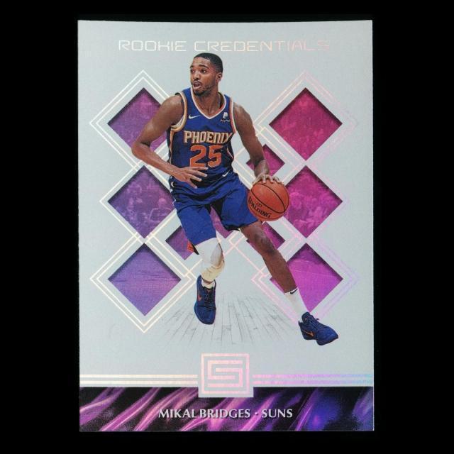 Mikal Bridges RC 2018-19 Status Rookie Credentials Suns
