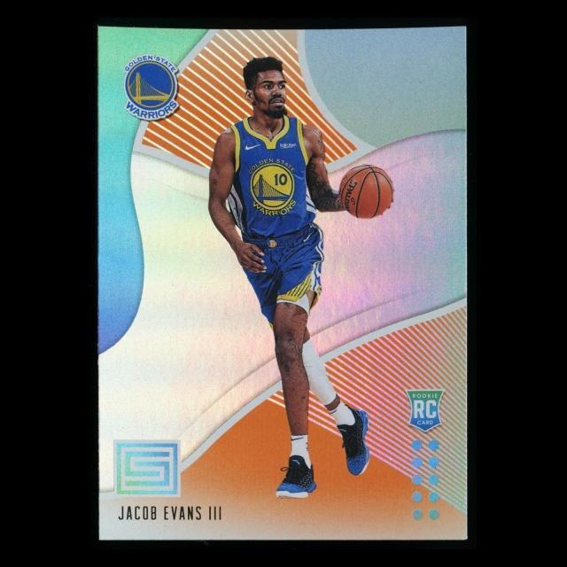 Jacob Evans III RC 2018-19 Status Orange Rookie Warriors