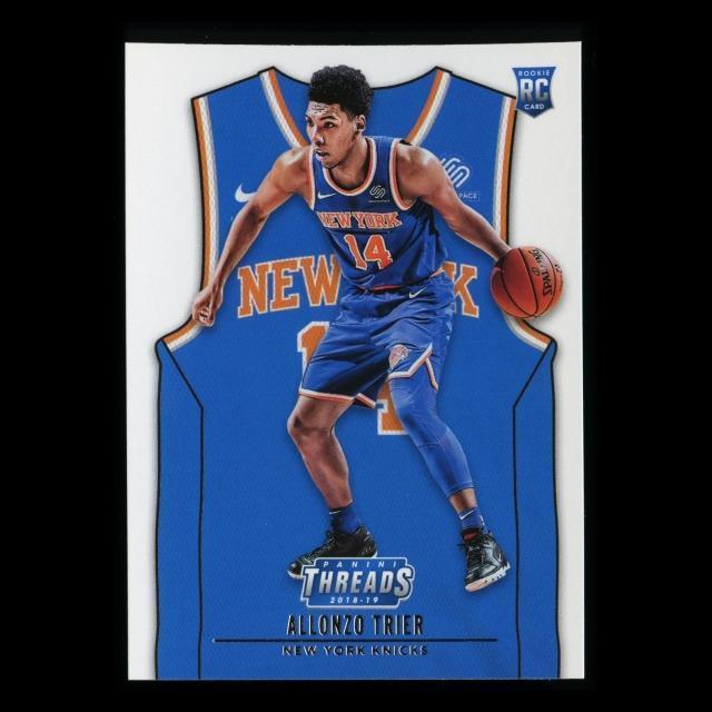 Allonzo Trier RC 2018-19 Threads Icon Jersey Rookie Knicks