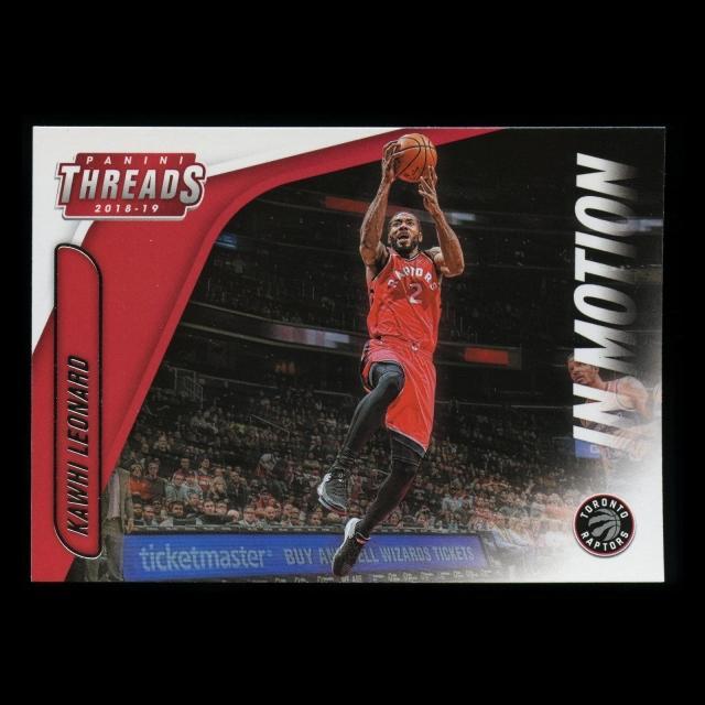 Kawhi Leonard 2018-19 Threads In Motion Raptors