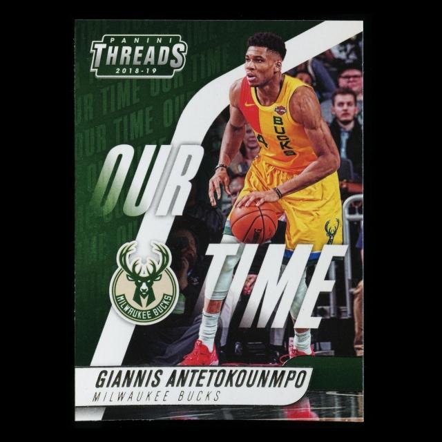 Giannis Antetokounmpo 2018-19 Threads Our Time Bucks