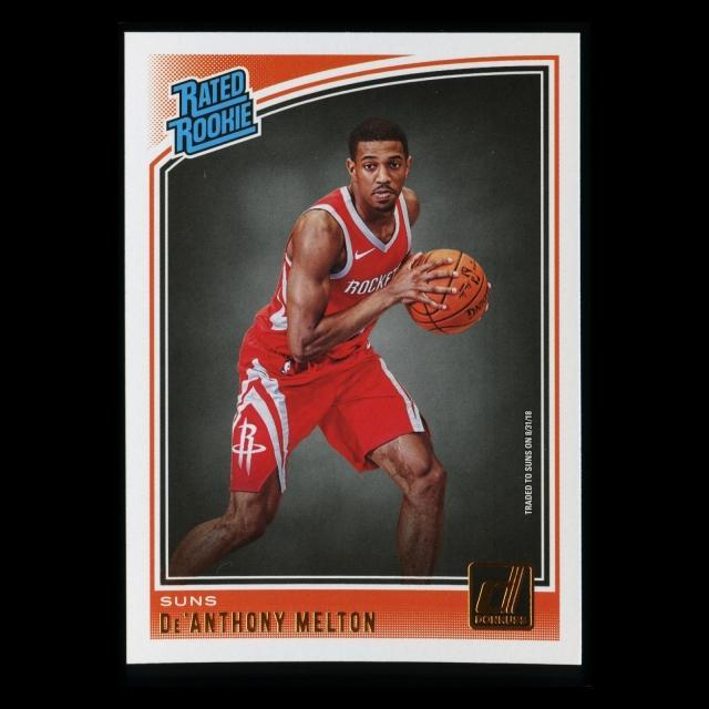 De'Anthony Melton RR 2018-19 Donruss Rated Rookie Suns