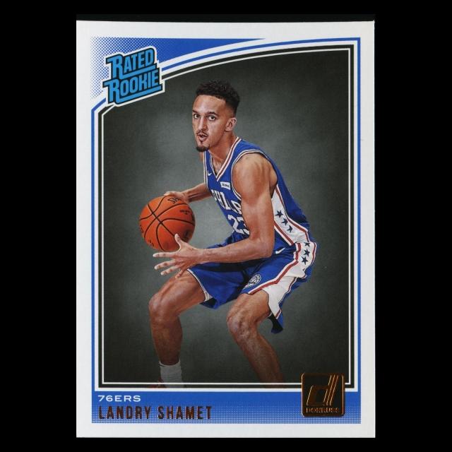 Landry Shamet RR 2018-19 Donruss Rated Rookie 76ers