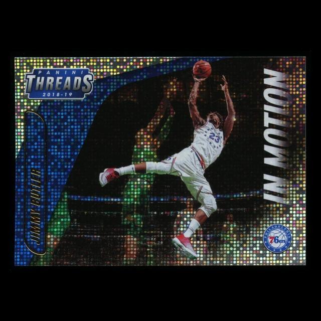 Jimmy Butler 2018-19 Threads In Motion Dazzle 76ers