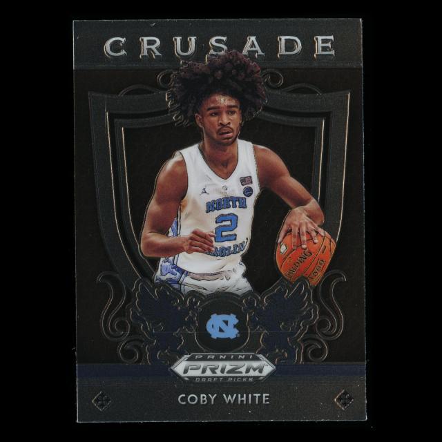 Coby White RC 2019-20 Prizm Draft Picks Rookie Crusade Tar Heels Bulls