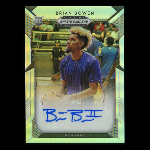 Brian Bowen RC 2019-20 Prizm Draft Picks Silver Rookie Auto Pacers