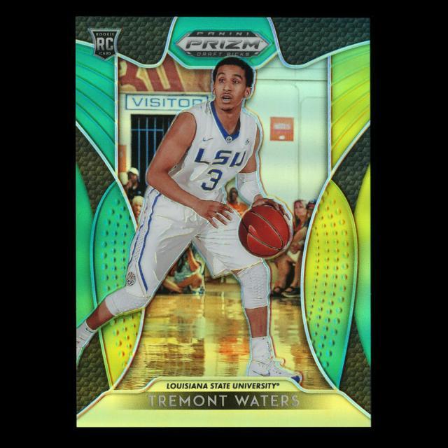 Tremont Waters RC 2019-20 Prizm Draft Picks Green & Yellow Rookie Tigers | Celtics 215/249