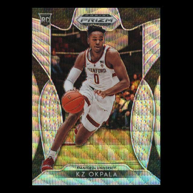 KZ Okpala RC 2019-20 Prizm Draft Picks Blue Wave Rookie Cardinal | Heat 055/299