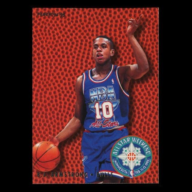 B.J. Armstrong 1994-95 Fleer Minnesota All-Star Weekend Bulls