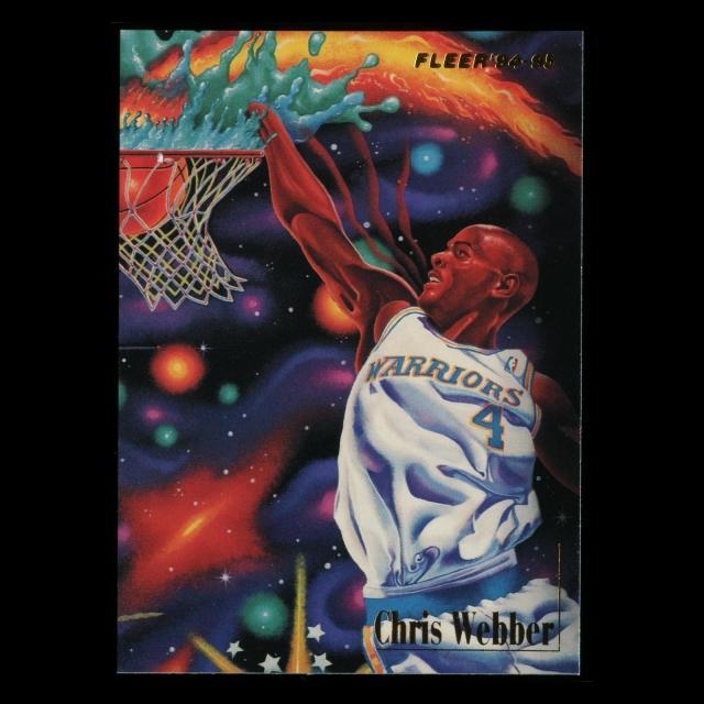Chris Webber 1994-95 Fleer Good as Gold Warriors