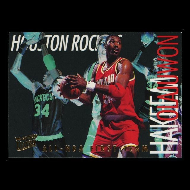 Hakeem Olajuwon 1994-95 Ultra All-NBA First Team Rockets