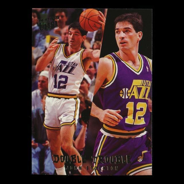 John Stockton 1994-95 Ultra Double Trouble Jazz