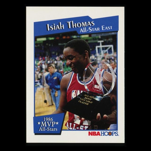 Isiah Thomas 1991-92 Hoops MVP All-Stars Pistons