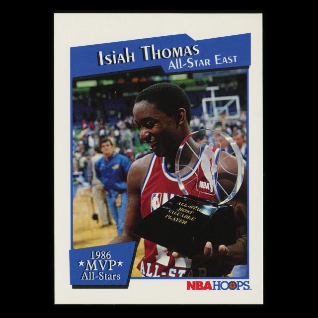 Isiah Thomas 1991-92 Hoops 1986 MVP All-Stars Pistons