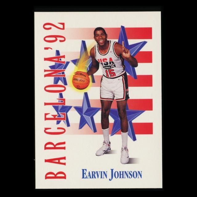 Earvin Johnson 1991-92 Skybox USA Basketball Lakers