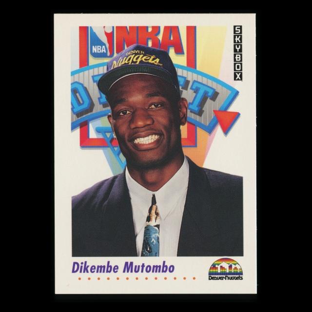 Dikembe Mutombo RC 1992-93 Skybox Rookie Nuggets