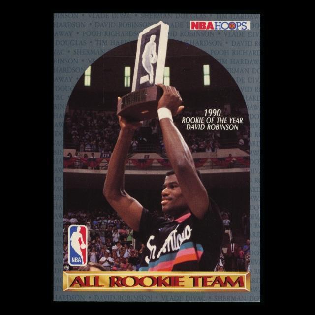 David Robinson 1990-91 Hoops Rookie of the Year - All Rookie Team