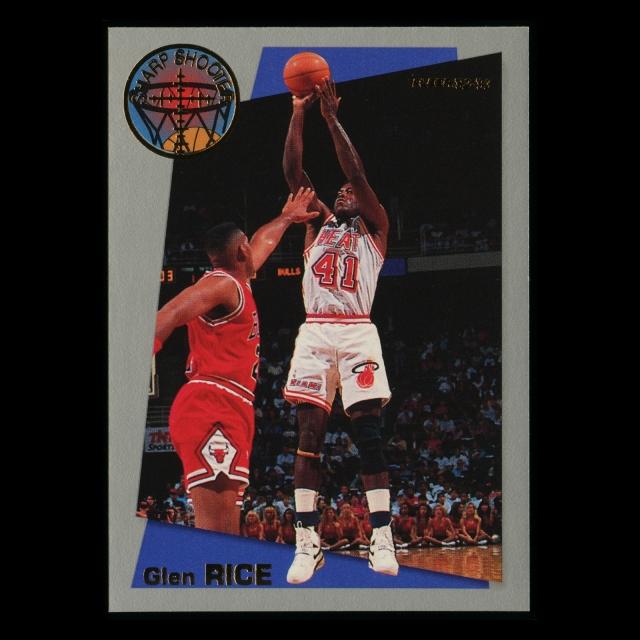 Glen Rice 1992-93 Fleer Sharp Shooter Heat