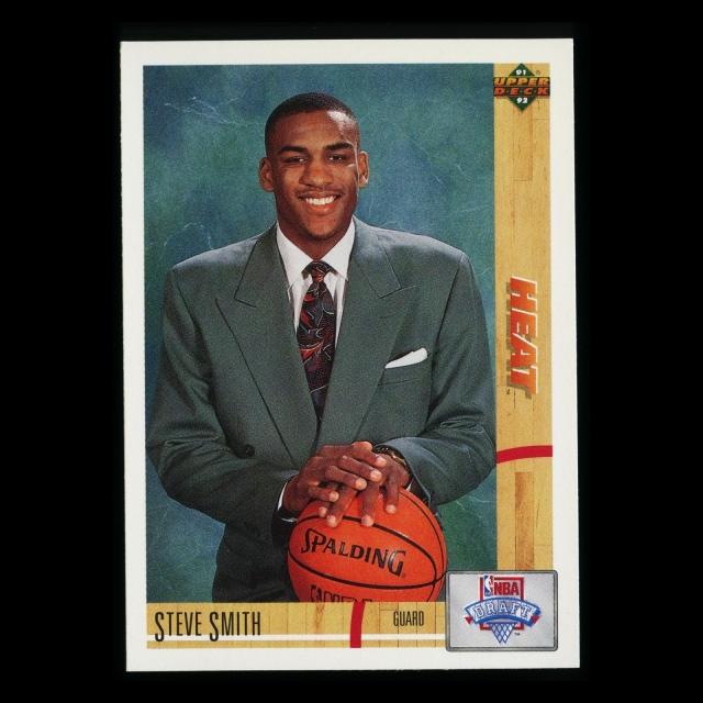 Steve Smith 1991-92 Upper Deck NBA Draft Heat