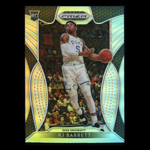 RJ Barrett RC 2019-20 Prizm Draft Picks Silver Rookie Blue Devils | Knicks