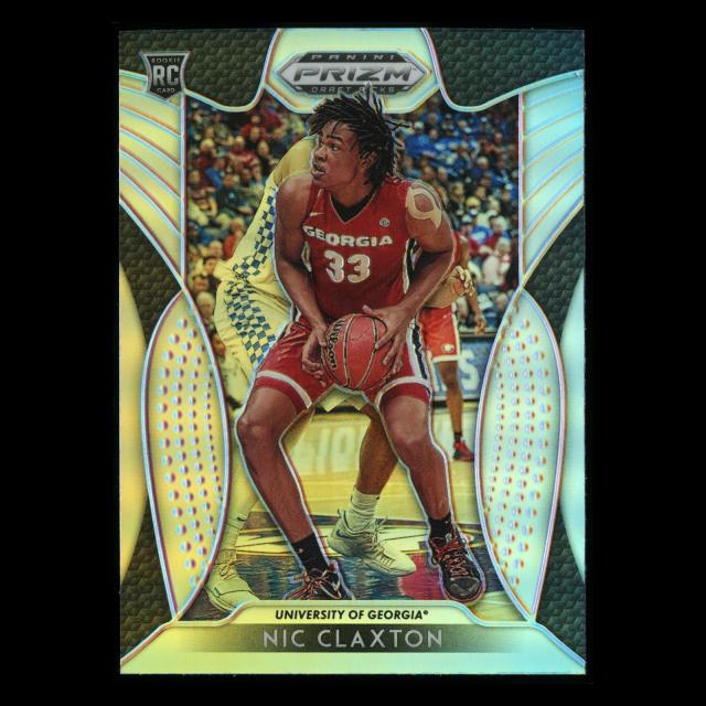 Nic Claxton RC 2019-20 Prizm Draft Picks Silver Rookie Bulldogs | Nets