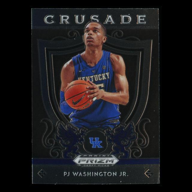 PJ Washington RC 2019-20 Prizm Draft Picks Crusade Rookie Wildcats | Hornets