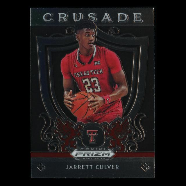 Jarrett Culver RC 2019-20 Prizm Draft Picks Crusade Rookie Red Raiders | Timberwolves