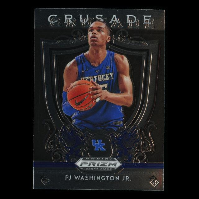 PJ Washington RC 2019-20 Prizm Draft Picks Crusade Rookie Wildcats | Hornets
