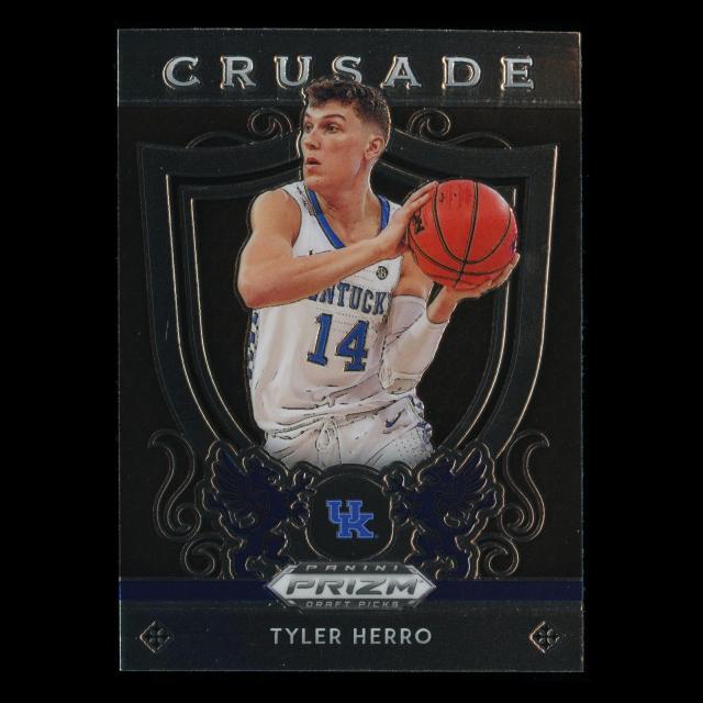 Tyler Herro RC 2019-20 Prizm Draft Picks Crusade Rookie Wildcats | Heat