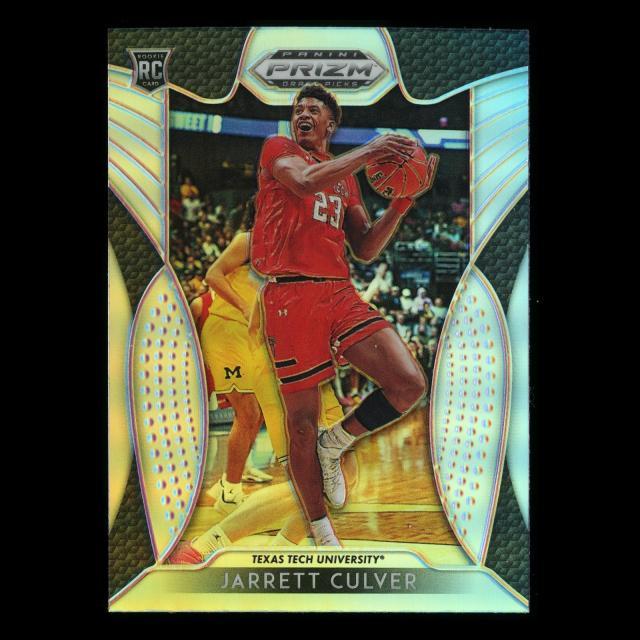 Jarrett Culver RC 2019-20 Prizm Draft Picks Silver Rookie Red Raiders | Timberwolves