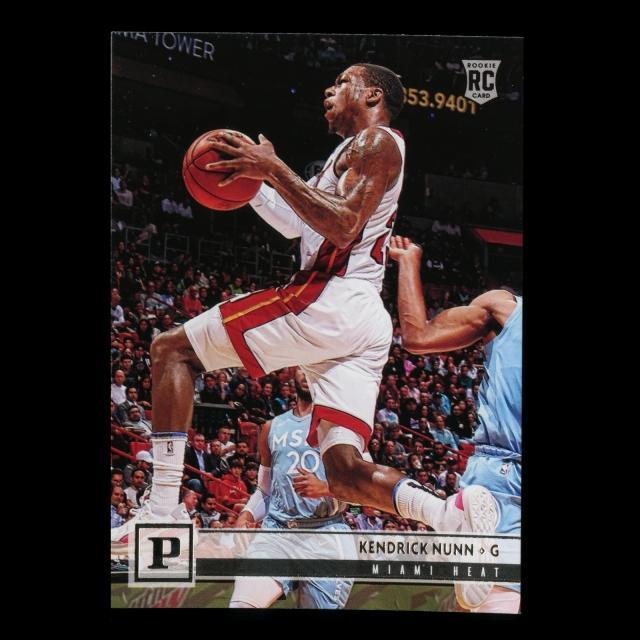 Kendrick Nunn RC 2019-20 Chronicles Panini Rookie Heat