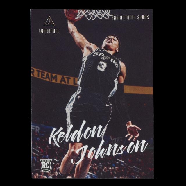Keldon Johnson RC 2019-20 Chronicles Luminance Rookie Spurs