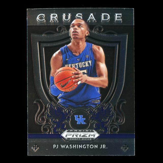 PJ Washington RC 2019-20 Prizm Draft Picks Crusade Rookie Wildcats | Hornets