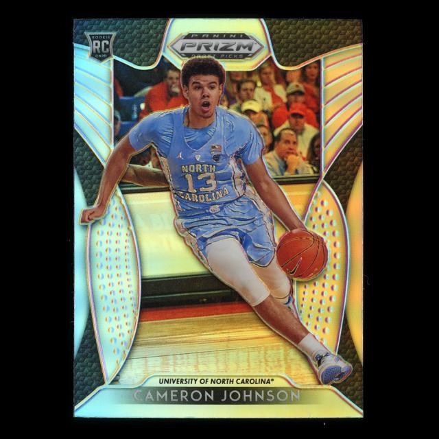 Cameron Johnson RC 2019-20 Prizm Draft Picks Silver Rookie Tar Heels | Suns