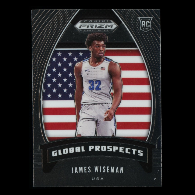 James Wiseman RC 2020-21 Prizm Draft Picks USA Global Prospects Tigers | Warriors