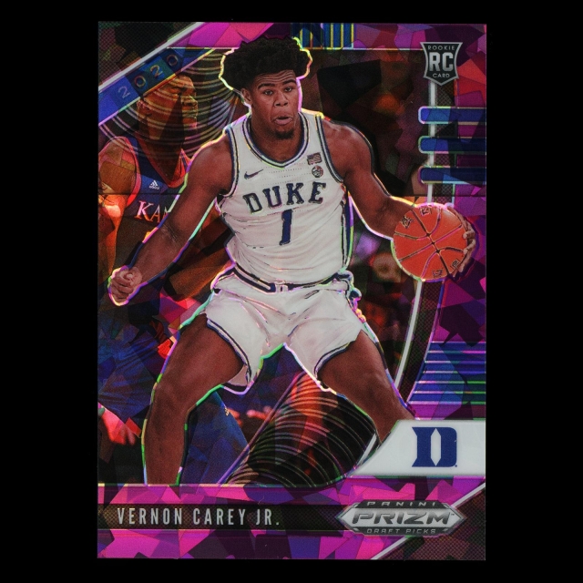 Vernon Carey Jr. RC 2020-21 Prizm Draft Picks Purple Ice Blue Devils | Hornets 121/149