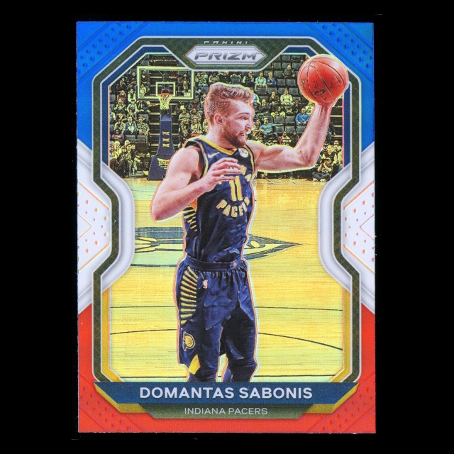 Domantas Sabonis 2020-21 Prizm Red White & Blue Pacers