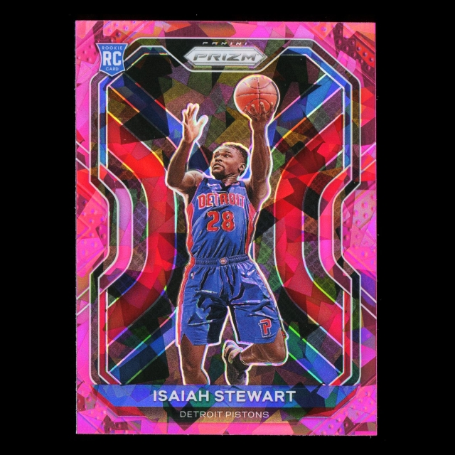 Isaiah Stewart RC 2020-21 Prizm Pink Ice Rookie Pistons