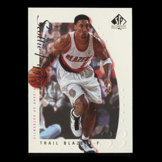 Scottie Pippen 1999-00 SP Authentic Trail Blazers