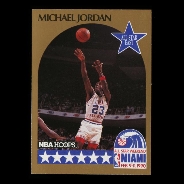 Michael Jordan 1990-91 Hoops All-Star East Bulls