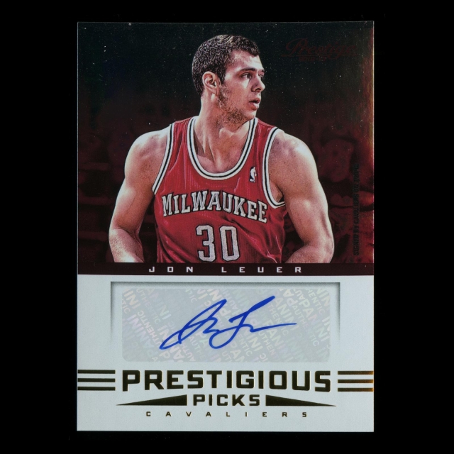 Jon Leuer 2012-13 Prestige Prestigious Picks Signatures Cavaliers
