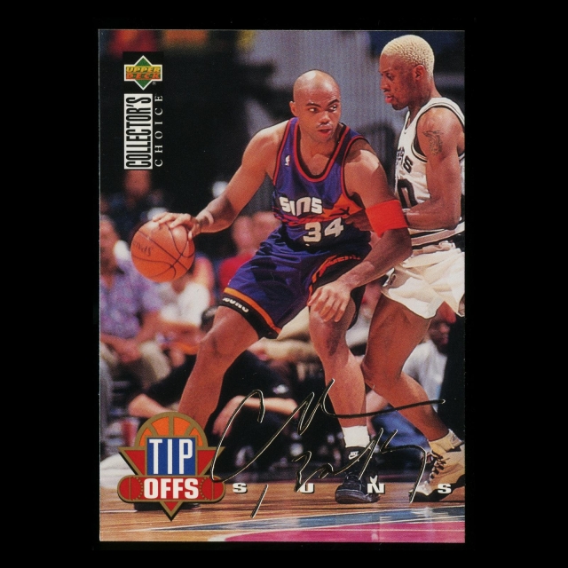 Charles Barkley 1994-95 Collector's Choice Silver Signature Tip Offs Suns